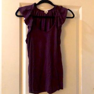 ❤️3/$25❤️ Plum xs small sleeveless top
